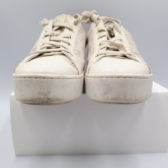 MICHAEL KORS Women's Poppy Color-Block Logo Sneakers  Size 6.5 - Picture 3 of 8